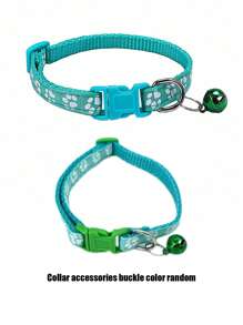 Collares reflejantes para mascotas (gatos y perros) con lazo ajustable en forma de campana, correa universal
