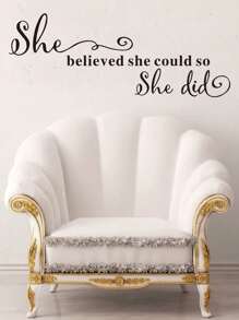 1set Black Minimalist Inspirational English Wall Stickers For Living Room, Bedroom, And Study Room Decoration,Stickers,Wall Decal, Vinyl Decal For Home Decorations,Spring Decoration Items Refresh Your Home,Rama Decoration Stickers Gifts Birthday Graduation