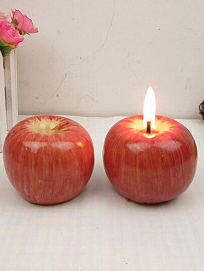 1pc Eve Gift Apple Candle, Holiday Celebration Candle, Birthday Decoration,Room Decor,Gifts Graduation Home Decor Christmas Decorations Room Decor Christmas, Christmas Gifts