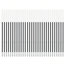 30pcs Retractable Refills, 0.7mm Replacement Ballpoint Pen Refills Black And Blue Ink Pen Refills For Retractable Pens Office School Supplies, 107mm Length - Multicolor - View 8