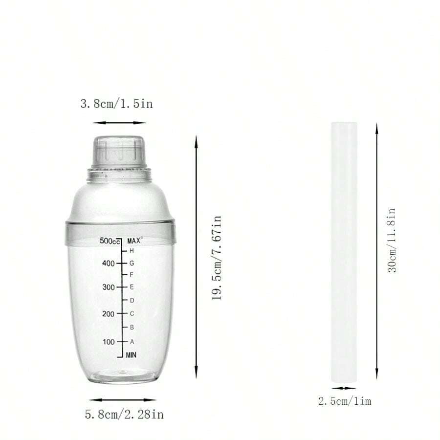 1pc Cocktail Shaker Set, Including Shaker, Muddler, Strainer And Accessories SHEIN USA