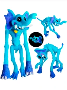 Bubba Bubbaphant Figure Toy Catnap Smiling Critters Poppy Plytime - Blue - View 1