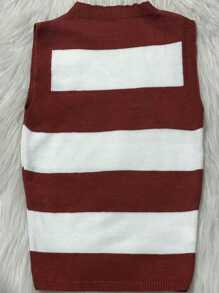 Lollitan BLOUSE TOP WOMEN'S STRIPED VAT TOP GROPPED SUMMER MODAL Cropped Tricot Modal / Cropped Tank Top / Trico Tank Top / / Fashion Blogger / Shipping 24hrs - Rỉ Nâu - Xem 2