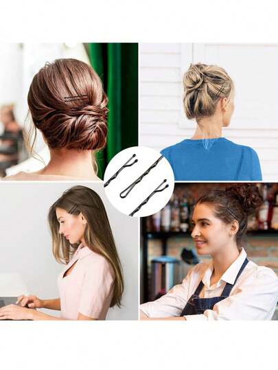 150pcs Women Solid Casual Bobby Pin For Daily Life, Hair Clips Claw Clips Hair Claws Hair Barrettes, Hair Accerssories