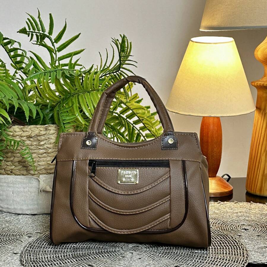 Women's Small Basic Side Bag With 3 Dividers And Adjustable Cross Strap Immediate Shipping - Lạc đà - Xem 1