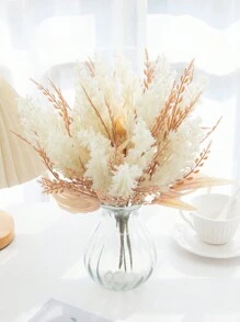 1 件人造花芦苇花束，薰衣草人造植物婚礼装饰，家居花瓶装饰，花园户外毕业季假植物房间装饰秋季装饰秋季装饰中心装饰，新娘手捧花，腕花材料，生日派对装饰，情人节，新年和秋季装饰，情人节，礼物，秋季装饰，秋季 - 彩色 - 查看 4