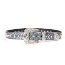 Boho Rhinestone Decor Belt Halloween - Blue - View 4