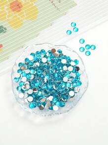 2mm至6mm銀底樹脂彩色水鑽，非熱固式平底背膠亮面水鑽，適用於手工DIY服飾、鞋子、包包、瓶子及手機殼裝飾 - 6MM(300pcs) - 查看 35