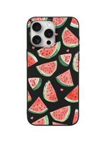 1 ốp lưng điện thoại màu đen với họa tiết dưa hấu mùa hè, tương thích với iPhone 16 Pro Max/16 Pro/16 Plus/11/11 Pro/11 Pro Max/12/12 Pro/12 Mini/12 Pro Max/13/13 Pro/13 Pro Max/13 Mini/14/14 Plus/14 Pro/14 Pro Max/15/15 Plus/15 Pro/15 Pro Max/7/8 Plus/XR/XS Max/X, A55/A54/S24/S24 Plus/S24 Ultra/S24 FE, Pixel 9/9 Pro/9 Pro X, thích hợp làm quà tặng. - Nhiều màu - Xem 4
