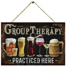 1pc Put Decor Funny Group Sign, Vintage Man Cave Bar Decor Room Decor Sign, Vintage Plaque Decor Wall Art, Home Decor, Funny Cave Decor, Room Decor, Bedroom Wall Decor, Home Decor, Bar Decor, Friendly Gift Wooden Hanging Plaque,Home Decor ,Room Decor,Wall Decor Gifts Birthday Graduation