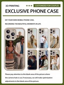 1pc Customized Phone Case Compatible With Apple 15 14 13 12 11 Pro Max, Full Screen Cover Silicone Protective Case With Customized Eye Pattern, Shockproof Phone Case For 7 Plus XR XS Max