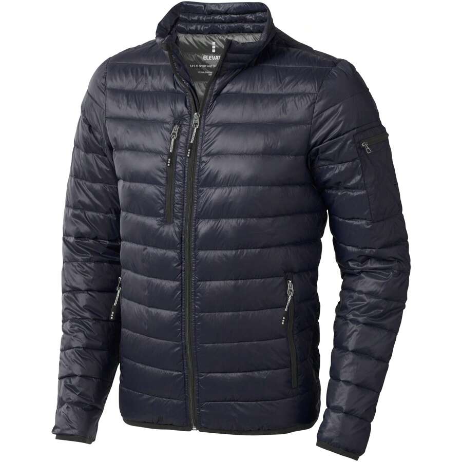 Elevate Mens Scotia Light Down Jacket (Navy) - Navy Blue - View 1