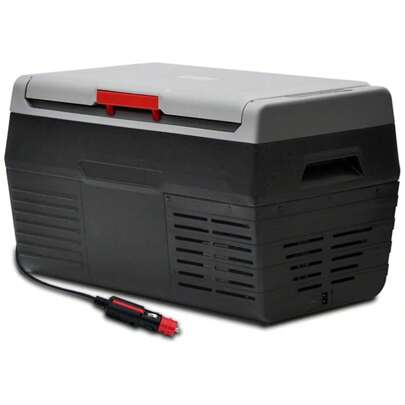  Smad  12V Electric Portable Car Refrigerator/Freezer, Mini 12v/24v Camping Fridge, 21 Quart (20L) Outdoor Solar Cooler DC For Travel Semi-Truck Vehicles RV, -4℉~68℉