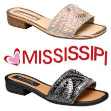 MISSISSIPI WOMEN'S CLOG FLAT SLIDE SANDAL - Màu be - Xem 1