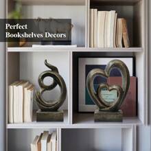 1Pcs Gift Couple Ornaments Valentines Day Gifts Desktop Decor Heart Figurines Home Decor Desktop Ornament Statue Decor Girls Jewelry Rack Resin Wedding Lovers