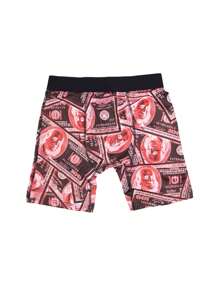 4pcs/Pack Men's Printed Long Boxer Briefs - Multicolor - View 7