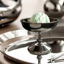 1 件冰淇淋杯沙拉碗不锈钢碗甜点水果盘小吃盘、厨房、圣诞节返校礼物、学校用品