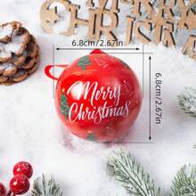 Christmas Candy Box, Decorative Ornament,  Ball, Creative Hanging Iron Ball, Christmas Supplies Ornament, Christmas Tree Decorations