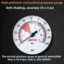 Mini Portable Air Compressor Pump For Bicycle/Car/Motorcycle Tire Inflator, Emergency Use - Black - View 6