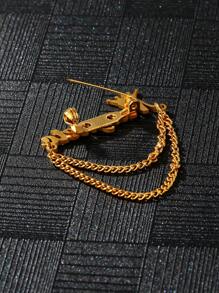 Personalized Custom New Brooch With Letter Combination Initials Chain Logo Pin Brooch Business Father's Day Men's Valentine's Day Jewelry Crown Business,Engraved, Stainless,Colorful,Cute,Adorable,Funny,Kawaii,Y2K,Stylish,Unisex,Casual,Custom,Personalized,Unique,Customized,Ideal Gifts For Him,Ideal Gifts For Her,Her,Boyfriend,Girlfriend,Family,Friends,Children