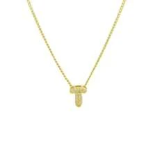 New Fashionable Multifunctional 26pcs English Letter Necklace, Women Copper Cubic Zirconia Letter Pendant