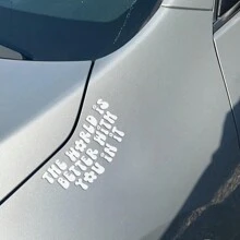 The World Is Better With You In It Decal / Mental Health Sticker / Bumper Sticker / Cute Decals / Cute Car Accessories - one-size - View 6