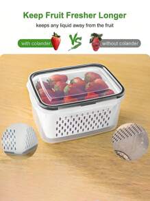 12 件（6 件盒子 + 6 件篮子）带盖双层密封食品储存容器，可重复使用且防漏的食品容器，适用于肉类、水果和蔬菜、厨房整理、厨房储藏、厨房整理器、厨房整理器、储存物品、厨房、储藏、整理器、整理器、整理器、抽屉整理器、旅行、厨房用品、厨房用具、厨房工具、厨房用品、家居装饰、圣诞礼物、家居礼物、房间装饰 - 850ml - 查看 6