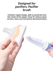 婴儿奶瓶刷 奶嘴清洁刷 尼龙奶瓶刷 水瓶清洁刷 长柄旋转杯刷 保温杯清洁刷