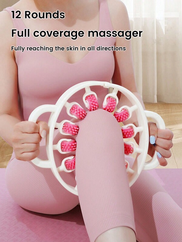 1Pc,Massager, Multifunctional Ring Leg Clamp, Roller Yoga, Indoor Fitness Equipment Trainer, Leg Massager, Leg Beautifier