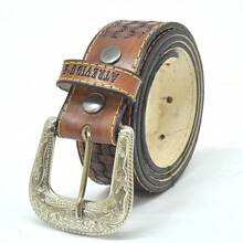 Country Belt Balaio In Leather Atrevidu's Cowboy CowgirlCasualPartyVintageGenuine Leather - 亮橙色 - 查看 5