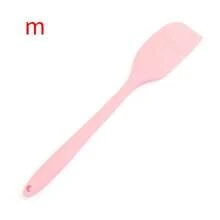 1PC/2PCS/3PCS Silicone Scraper Baking Cream Spatula High-Temperature Resistant Cake Scraper Integrated Butter Scraper
