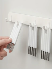 10 件装高效杯子清洁刷适用于水瓶、玻璃杯和杯子 - 轻松清洁凹槽和难以触及的区域，获得一尘不染的效果 - 彩色 - 查看 2