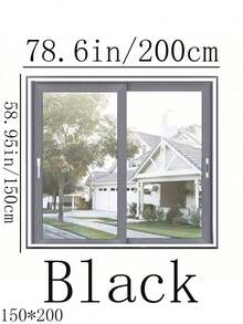 1pc/Pack Encrypted Window Screen Anti-Mosquito Self-Adhesive Window Screen Suitable For Living Room, Bedroom, Kitchen, Bathroom, Home Decor, Room Decor - White - View 9