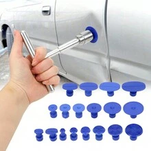 Hail Pit Sagging Repair Kit Car Dent Repair Puller Universal Sheet Metal Plastic Suction Cup Car Repair Tools - Blue - View 2