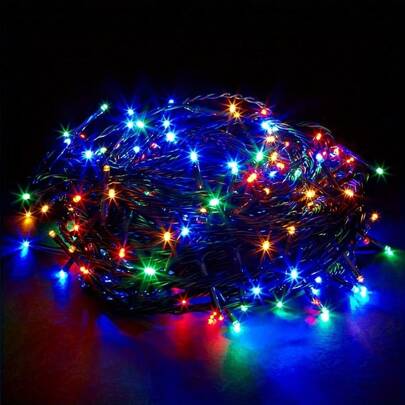 108 英尺 300 个 LED 圣诞灯串，端到端插头 8 种模式圣诞灯适用于户外室内仙女灯圣诞树、露台、花园、派对、婚礼、节日