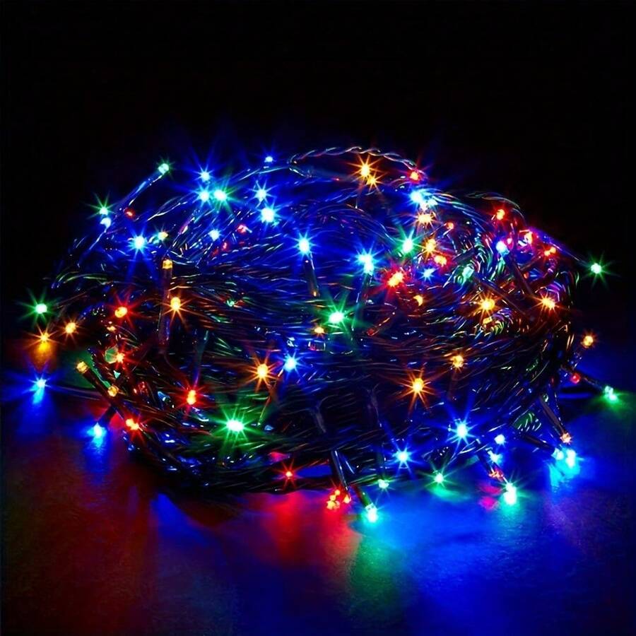 108 英尺 300 个 LED 圣诞灯串，端到端插头 8 种模式圣诞灯适用于户外室内仙女灯圣诞树、露台、花园、派对、婚礼、节日