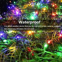 108 英尺 300 个 LED 圣诞灯串，端到端插头 8 种模式圣诞灯适用于户外室内仙女灯圣诞树、露台、花园、派对、婚礼、节日 - 英規插(220-240V) - 查看 6
