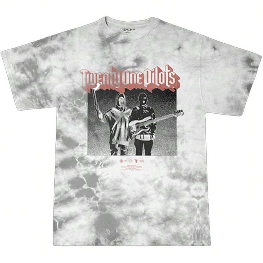 | Official Band T-Shirt | Torch Bearers (Dip-Dye) - 48-Hour Fast Shipping!  - White - View 1