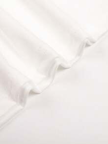 Plus Size Women's Fashion Model Print T-Shirt - White - View 5