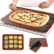 1 szt./2 szt., perforowana silikonowa mata do pieczenia, nieprzywierające silikonowe maty do pieczenia - mata do pieczenia w piekarniku, do ciasteczek, makaroników, chleba i ciast, wielokrotnego użytku maty do pieczenia, akcesoria kuchenne, narzędzie do pieczenia