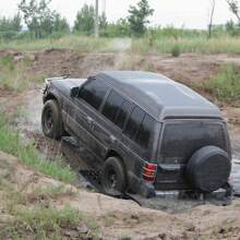 VA-Cerulean 2 Pieces Off-Road Traction Mat Sand Plates Starting Aid Recovery Board Traction Aid Grip Mat Traction Band Mud Sand Snow Tire Ladder For Off-Road Vehicles Trucks Cars - Black - View 5