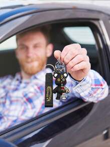 1 buc/2 buc/4 buc breloc mecanic cu ursuleț, Șnur pentru chei, Breloc pentru brățară, Breloc bărbătesc, Accesorii pentru breloc, Breloc cool, Breloc auto, Pentru chei auto, Telefoane mobile, Camere foto, Portofele, Carduri de identitate, Carduri pentru insignă, Brelocuri cu brățară, Pentru ținute casual zilnice, Cadouri de petrecere, Cadouri de ziua de naștere, Cadouri de feedback și Cadouri pentru familie și prieteni sunt toate alegeri foarte bune Accesorii auto Breloc pentru geantă Școală Drăguț Goth Y2K.