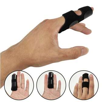 2pcs Finger Protectors, 2 Finger Stabilizers, Black, Gym