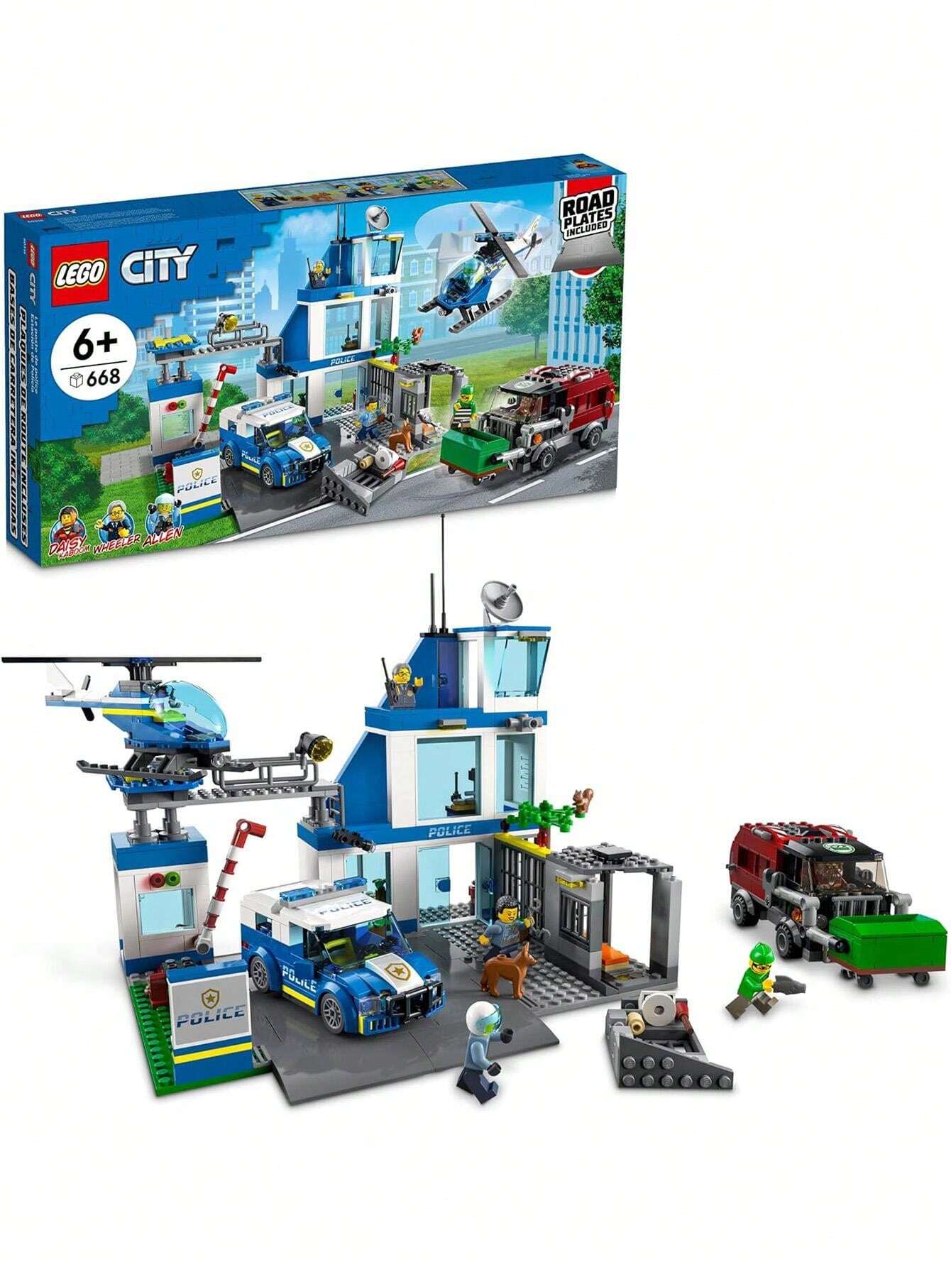 Conjunto de Blocos de Montar LEGO Série Cidade 60316 Delegacia de ...