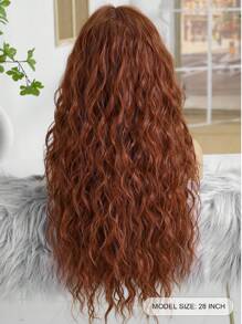 High-Quality 28-Inch Fluffy Orange Mid-Roll Wig, Specially Designed For Women. Heat-Resistant Synthetic Woven Wig, Suitable For Women To Wear During Festivals, Cosplay, Friends' Gatherings And Daily Wear. A Must-Have Gift For Girls On Festivals