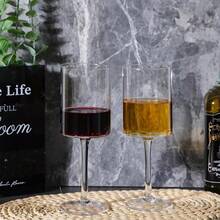 1个/6个可拆卸14盎司葡萄酒杯高脚杯高档水晶玻璃香槟杯高脚杯套装 - 彩色 - 查看 8