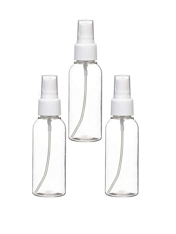 50ml/3Pcs Transparent Spray Bottles, Fine Mist Plastic Mini Travel Perfume Bottles, Small Refillable Liquid Containers, Living Room Home Bedroom Bathroom House Decor, Travel Stuff, Wedding, Party, Birthday, Gifts For Men Mom Dad Friends, New Years, Accessories, Funny Gift, Spray Bottle
