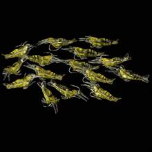 SOUGAYILANG 10pcs/20pcs 5cm Soft Shrimp Lure, Suitable For Bass, Black Bass And Other Fish - Yellow - View 7