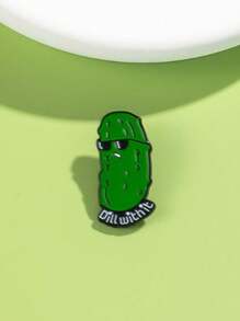 1 pièce Broche en alliage de zinc - Kermit le méchant, poubelle, pigeon, style de rue abstrait