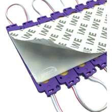 10 Módulos De Led 5050 Encapsulados Reforzados - Morado - Ver 3
